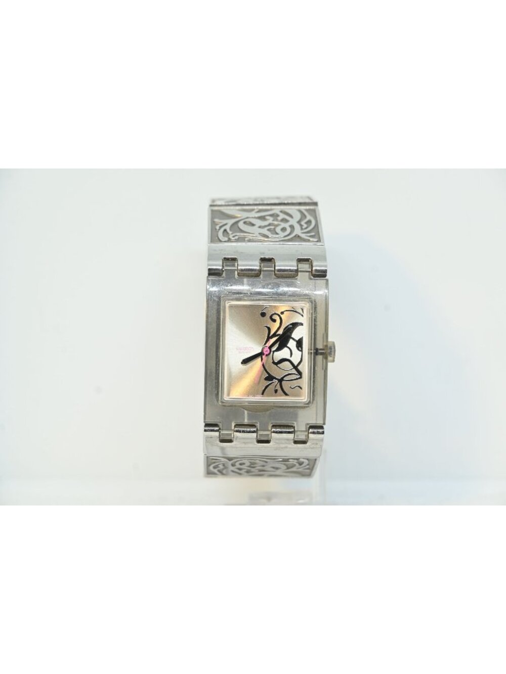 Swatch Leaf Spectacle SUBM109G Women's Square Swiss Quartz Watch 2007 Vintage